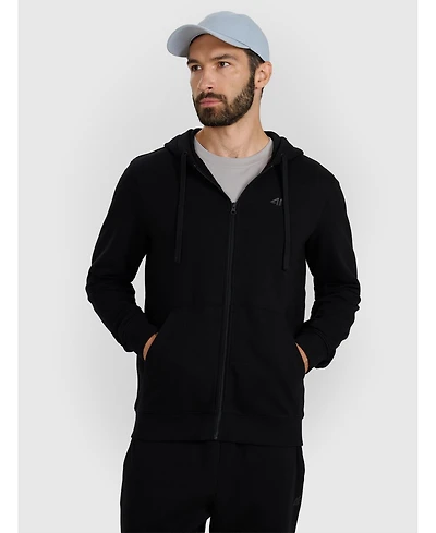 4F Men's Men s Zip-Up Sweatshirt With A Hood