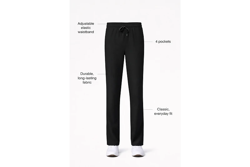 Jaanuu Women's UltraLAST Essential Performance 6-Pocket Scrub Set