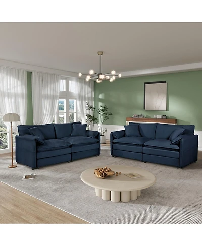 Streamdale Furniture Chenille Modular Sofa: Ultimate Comfort, Customizable
