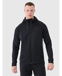 4F Men's Zipped Hooded Quick-Drying Training Sweatshirt