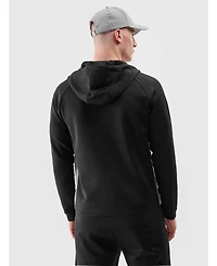 4F Men's Zipped Hooded Quick-Drying Training Sweatshirt