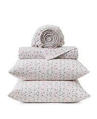 Tommy Bahama Home Pickleball Palm 200-Thread Count Washed Cotton 4-Pc. Sheet Set