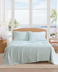 Tommy Bahama Home Coastal Bay 200-Thread Count Washed Cotton 4-Pc. Sheet Set