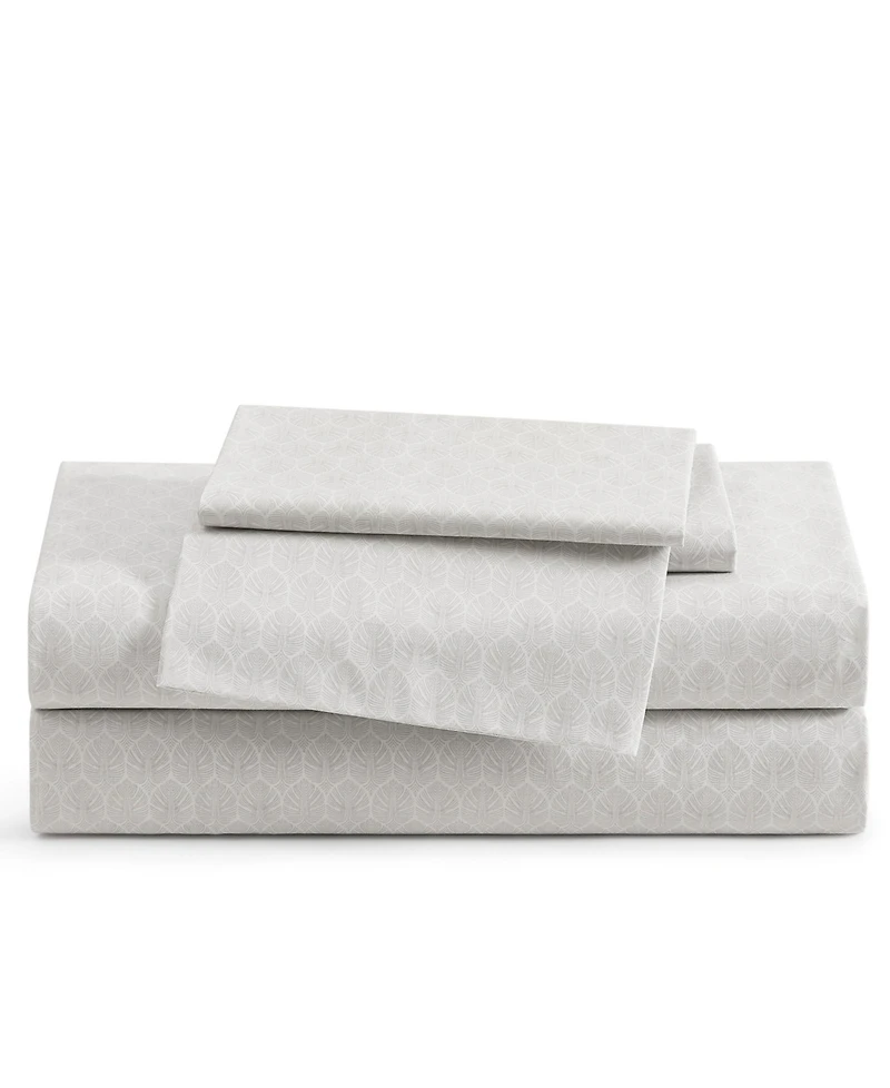 Tommy Bahama Home Line Palms 200-Thread Count Washed Cotton 4-Pc. Sheet Set