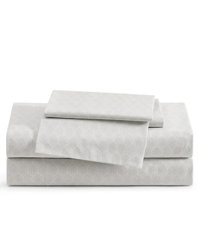 Tommy Bahama Home Line Palms 200-Thread Count Washed Cotton 4-Pc. Sheet Set, Queen