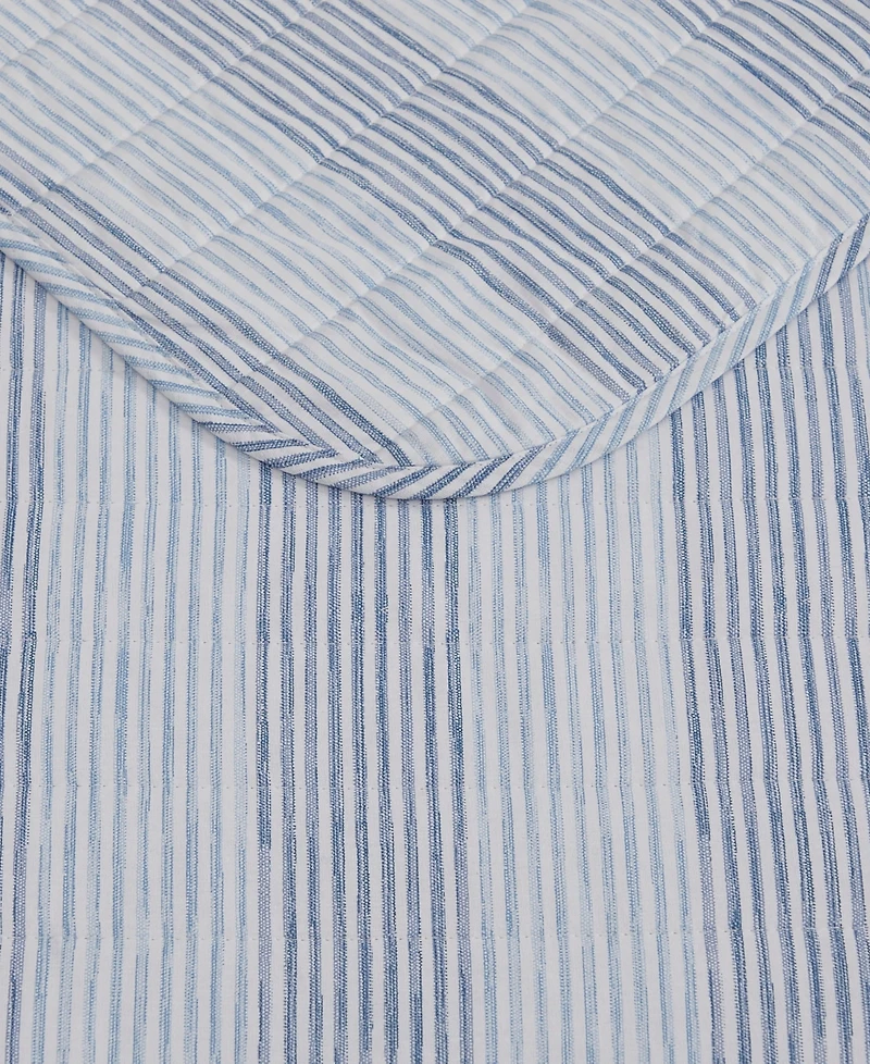 Tommy Bahama Home Bahama Weekend Stripe Cotton Reversible 3-Pc. Quilt Set