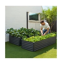 Slickblue Galvalume Metal Raised Garden