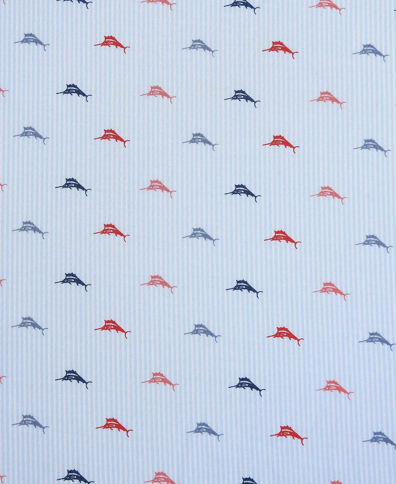 Tommy Bahama Home Iconic Marlin 200-Thread Count Washed Cotton 4-Pc. Sheet Set