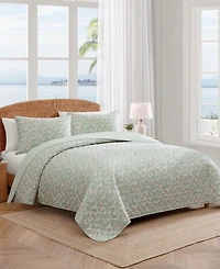 Tommy Bahama Home Pineapple Bloom Cotton Reversible 3-Pc. Quilt Set