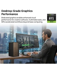 Hp OmniDesk Tower Desktop Intel Core Ultra 7 64GB Ram Nvidia GeForce Rtx 5060 4TB Ssd Storage Windows 11 Pro