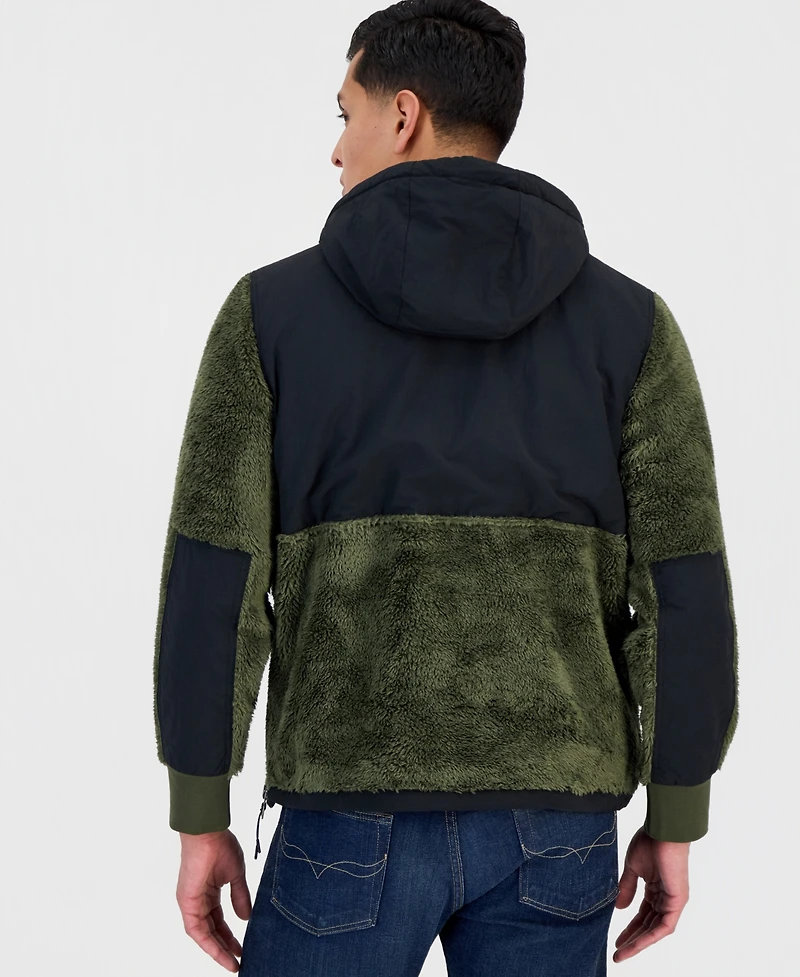 Polo Ralph Lauren Men's Hybrid Hooded Half-Zip Jacket