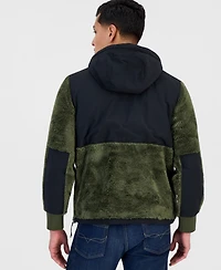 Polo Ralph Lauren Men's Hybrid Hooded Half-Zip Jacket