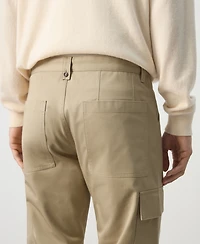 Mango Men's Cotton Cargo Pants