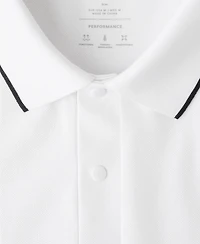 Mango Men's Comfort Stretch Pique Polo Shirt