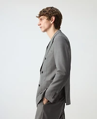 Mango Men's Ricardo Regular Fit Double-Breasted Suit Jacket