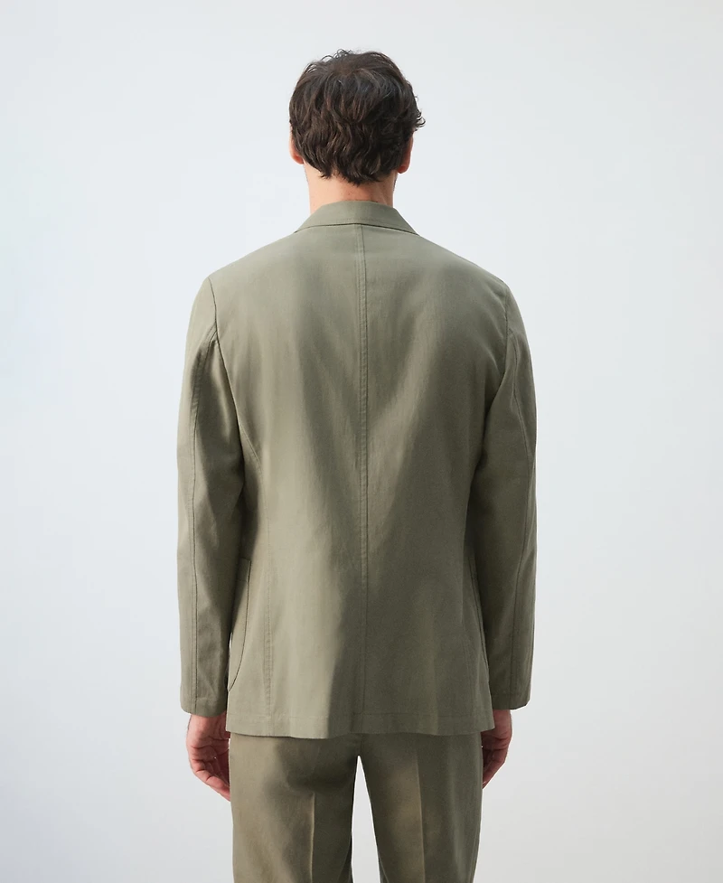 Mango Men's Linen-Lyocell Blend Slim-Fit Suit Blazer