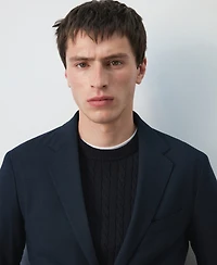 Mango Men's Slim-Fit Pockets Jacket