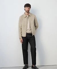 Mango Men's Suede Effect Jacket