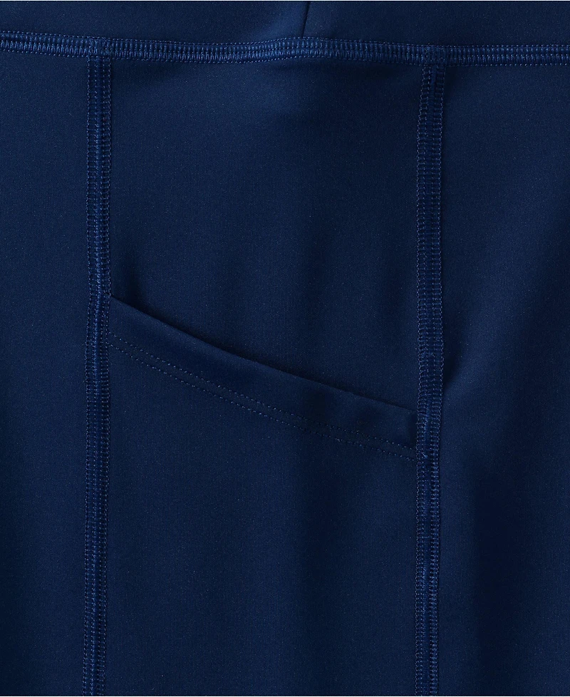 Lands' End Women's Plus Tugless QuickDry 7" Swim Bike Shorts