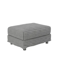 Streamdale Furniture Plush Corduroy Ottoman.