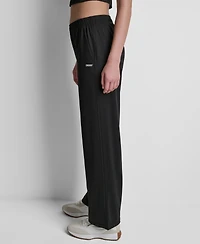 Dkny Sport Women's Balance Compression Mid-Rise Straight Leg Pants
