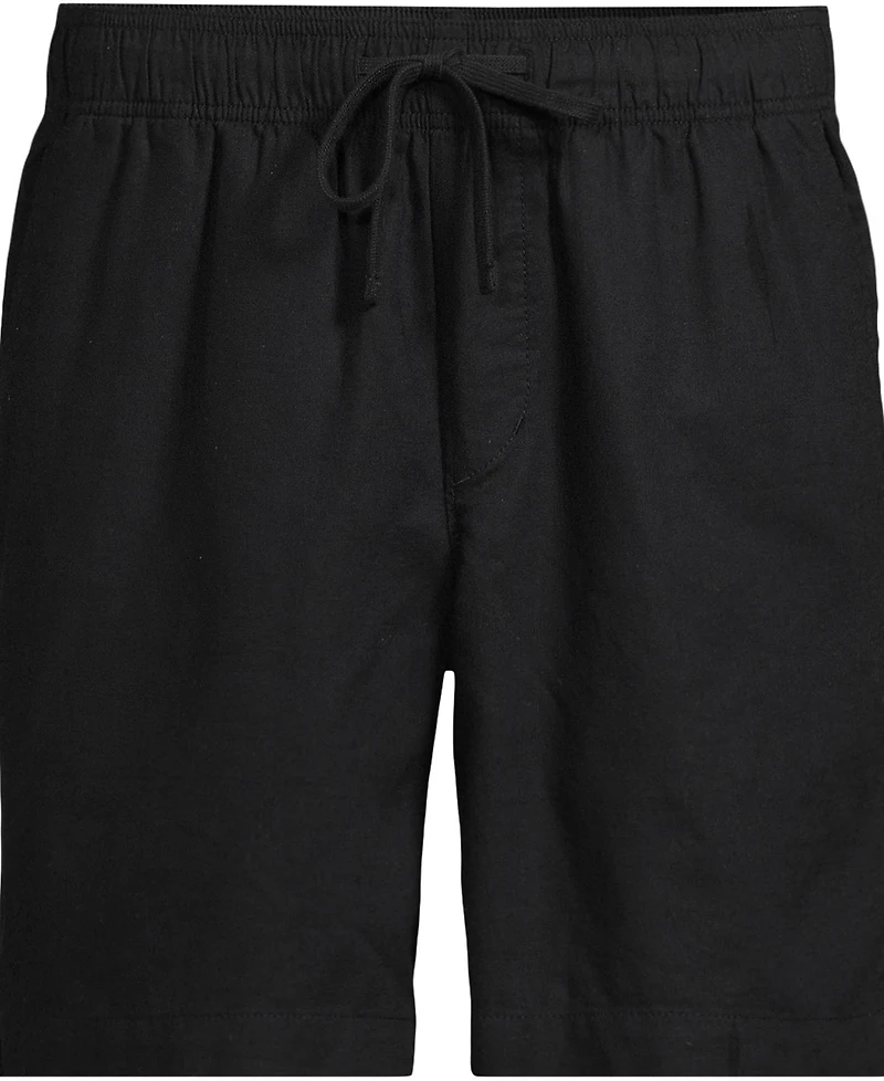 Lands' End Men's 7" Classic Fit Linen Blend Deck Short