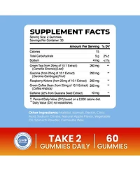 Nobi Nutrition Morning Fat Burner Gummy.