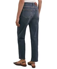 Reiss Women's Mid-Rise Straight-Leg Jeans