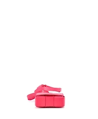 Pre-Owned Bottega Veneta Candy Cassette Crossbody Bag Maxi Intrecciato Leather