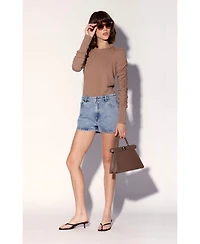 Walter Baker Women's Santino Mid-Rise 5-Pocket Denim Short