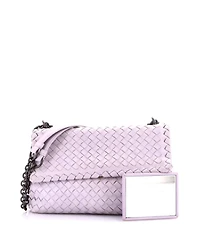 Pre-Owned Bottega Veneta Small Olimpia Crossbody Bag Intrecciato Nappa