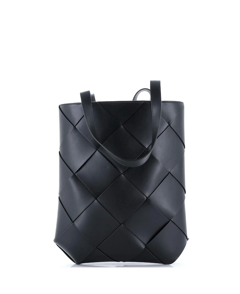 Pre-Owned Bottega Veneta North South Billboard Tote Bag Intrecciato Leather