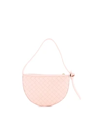 Pre-Owned Bottega Veneta Mini Sunrise Shoulder Bag Intrecciato Leather