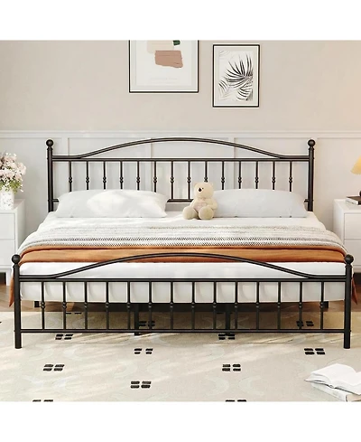 gaomon Twin Over Twin Bunk Bed with Stairs,Heavy Duty Metal Frame with Guardrails & Steel Slats,Space Saving for Kids & Teens