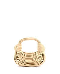 Pre-Owned Bottega Veneta Mini Double Knot Hobo Tubular Leather