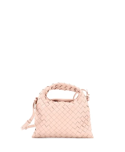 Pre-Owned Bottega Veneta Mini Hop Top Handle Bag Intrecciato Nappa