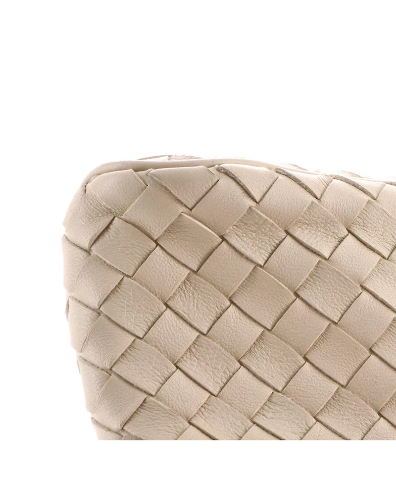 Pre-Owned Bottega Veneta Small Soft Chain Vanity Case Intrecciato Leather