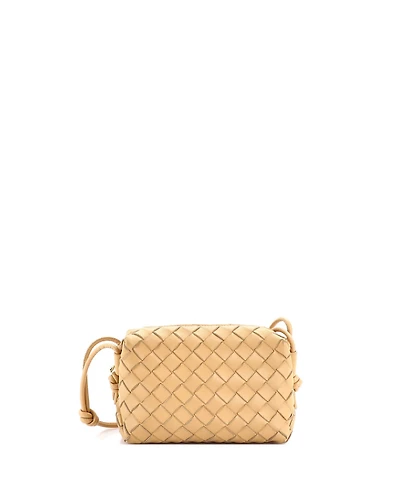 Pre-Owned Bottega Veneta Mini Loop Crossbody Bag Intrecciato Nappa