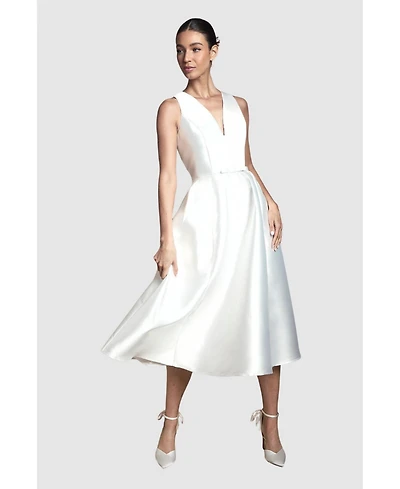 Coast Women's Midi Wedding Dress With Pockets