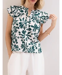 Phase Eight Women's Rena Cotton Blouse