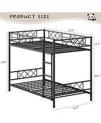 gaomon Velvet Upholstered Bed Frame with Headboard, Platform Bed with Wood Slats Support, No Box Spring, Noise Free