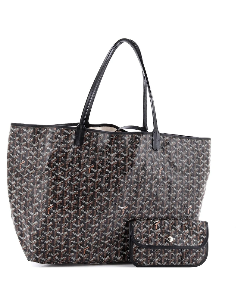 Pre-Owned Goyard Gm Saint Louis Tote Claire Voie Coated Canvas