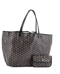Pre-Owned Goyard Gm Saint Louis Tote Claire Voie Coated Canvas
