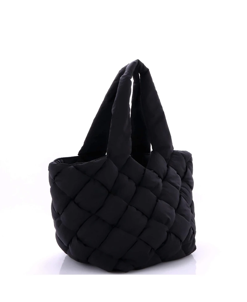 Pre-Owned Bottega Veneta Cassette Paper Tote Intrecciato Nylon