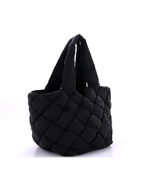 Pre-Owned Bottega Veneta Cassette Paper Tote Intrecciato Nylon