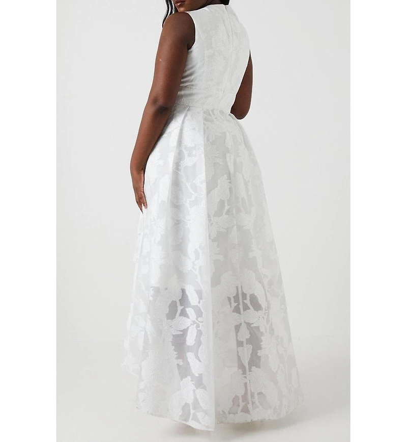 Coast Women's Plunge Neck Maxi Wedding Dress