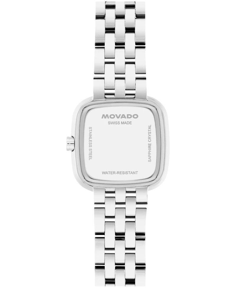 Movado Women's Museum Classic Cushion Swiss Quartz Stainless Steel Watch, 22mm