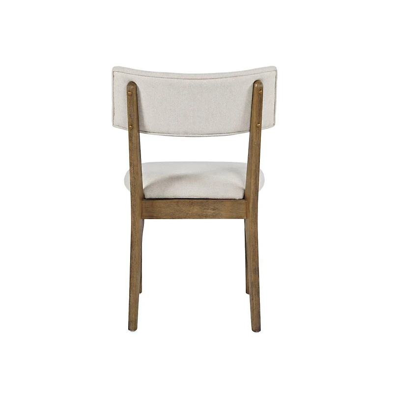 Jofran Beck Contemporary Upholstered Split Back Dining Chair (Set of 2