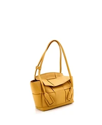 Pre-Owned Bottega Veneta Small Arco Bag Maxi Intrecciato Leather