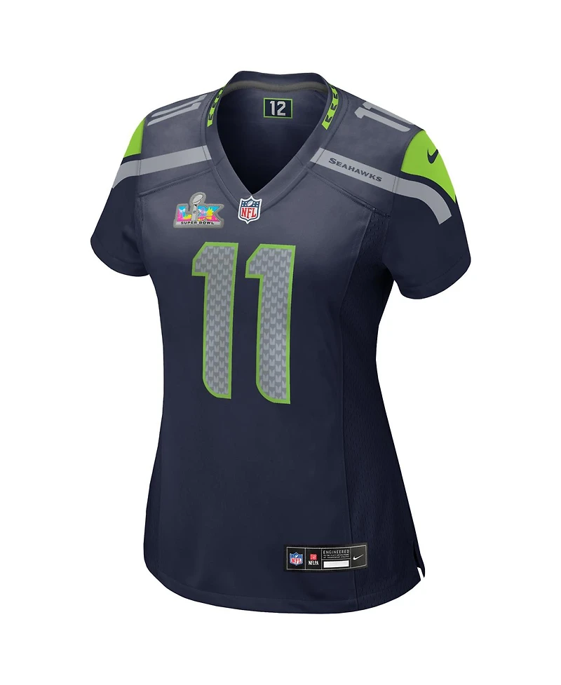 Nike Women's Jaxon Smith-Njigba College Navy Seattle Seahawks Super Bowl Lx Patch Game Jersey
